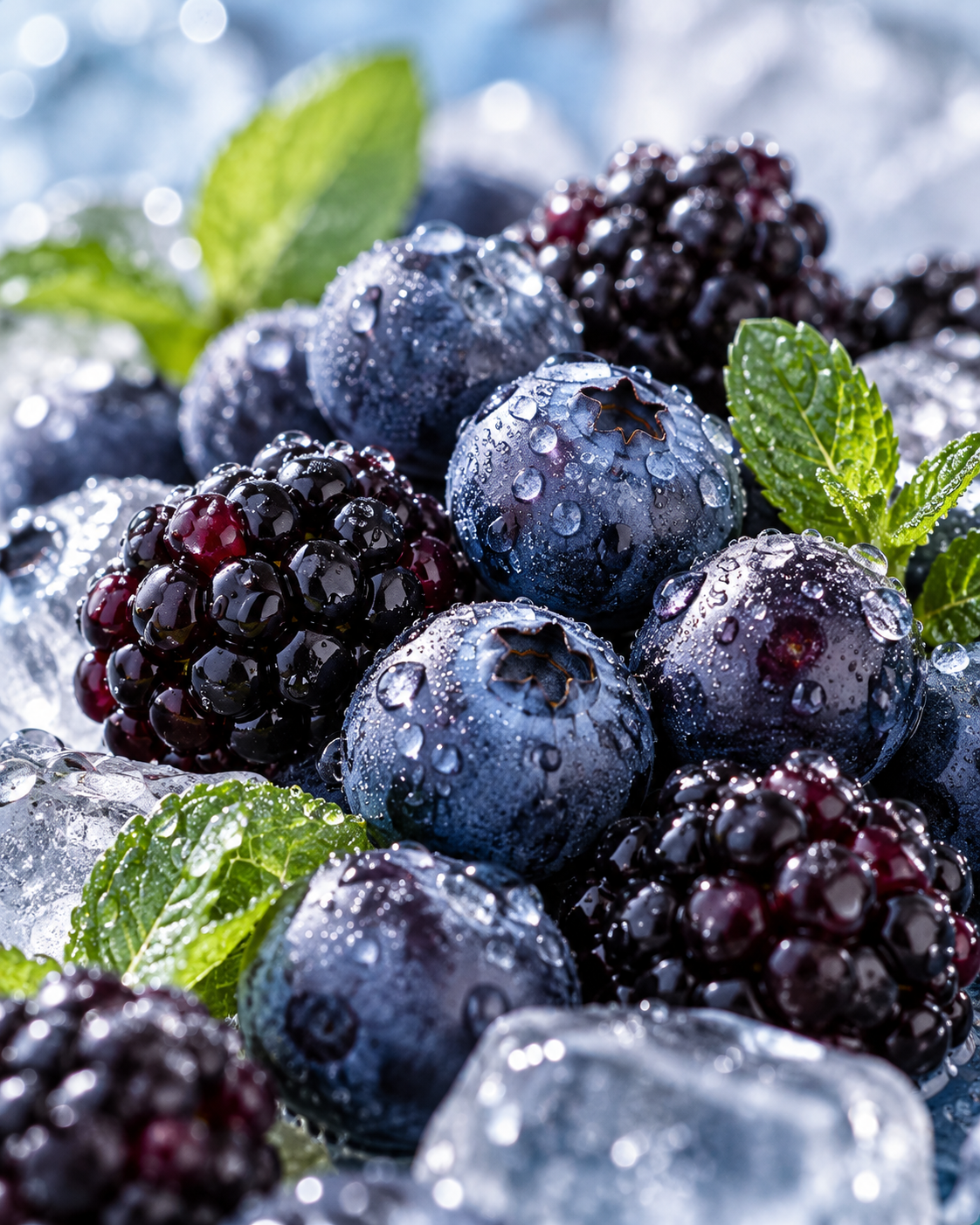 Close-up of fresh purple grapes
